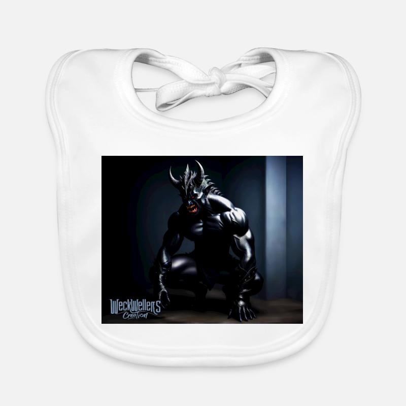 Darkness devil side Organic Baby Bibs