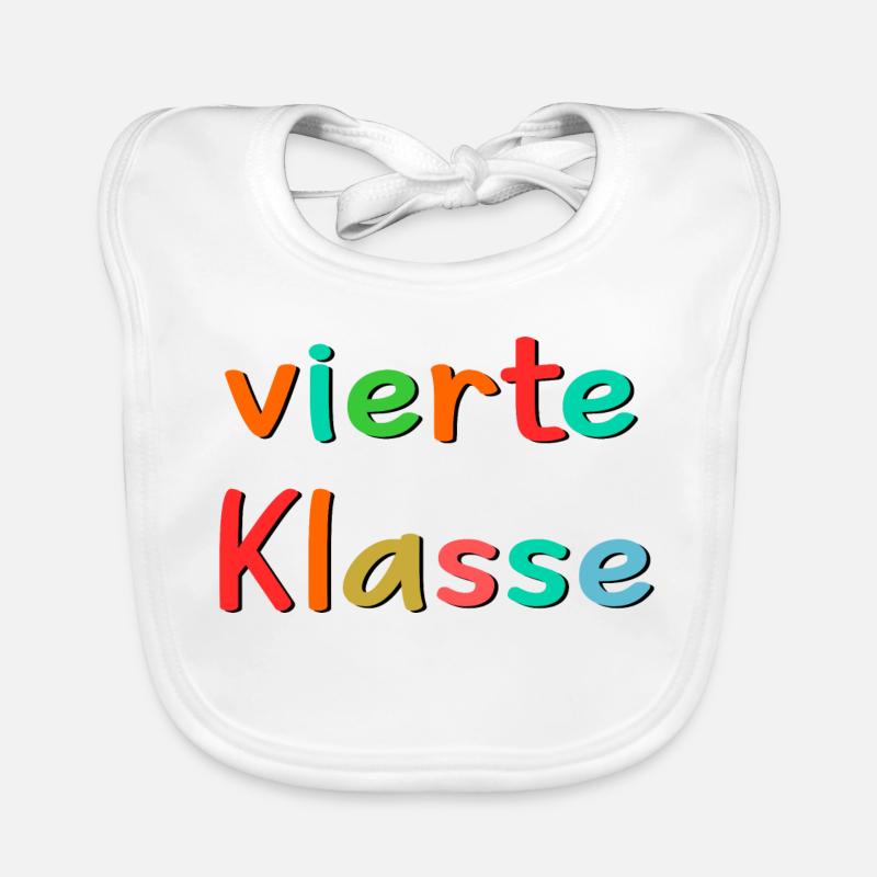 Grundschule 4. Klasse - Vierte Schulklasse Baby Bio-Lätzchen