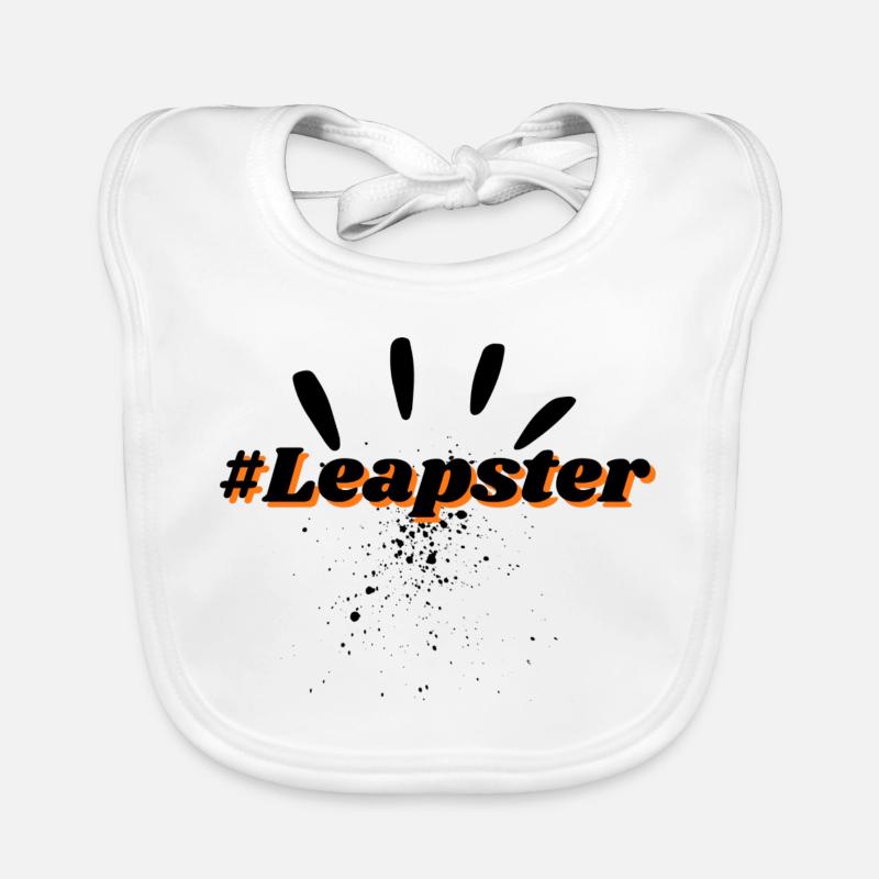 Hatch tag Leapster slogan Organic Baby Bibs