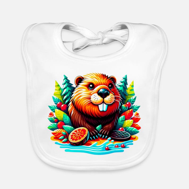 Beaver Organic Baby Bibs