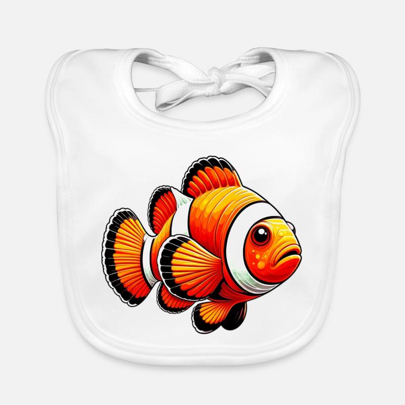 Clownfische Baby Bio-Lätzchen