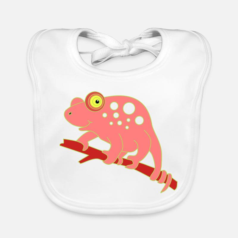 Chamaeleon tier Baby Bio-Lätzchen