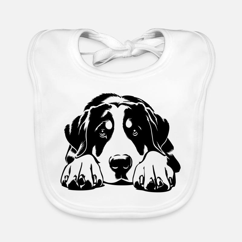 Bouvier suisse Bavoir bio Bébé