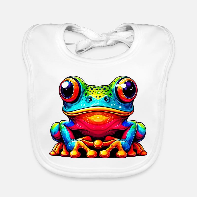 Grenouille Bavoir bio Bébé