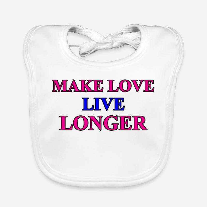 make love Organic Baby Bibs