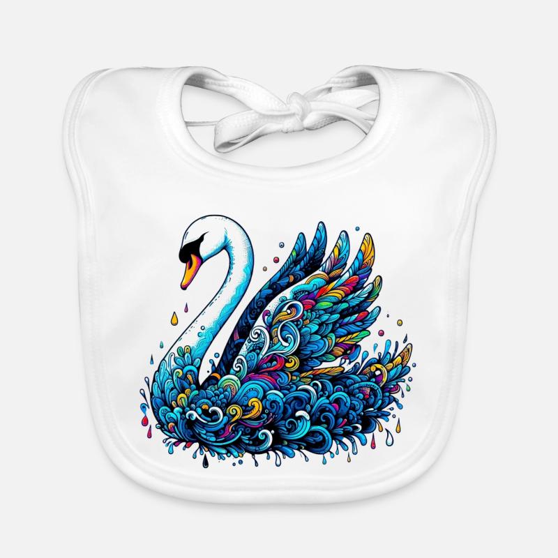 Schwan Baby Bio-Lätzchen