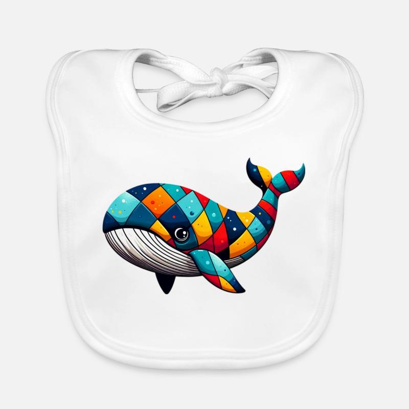 Arlequin plongeur Bavoir bio Bébé