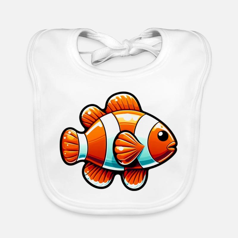 Clownfisch Baby Bio-Lätzchen