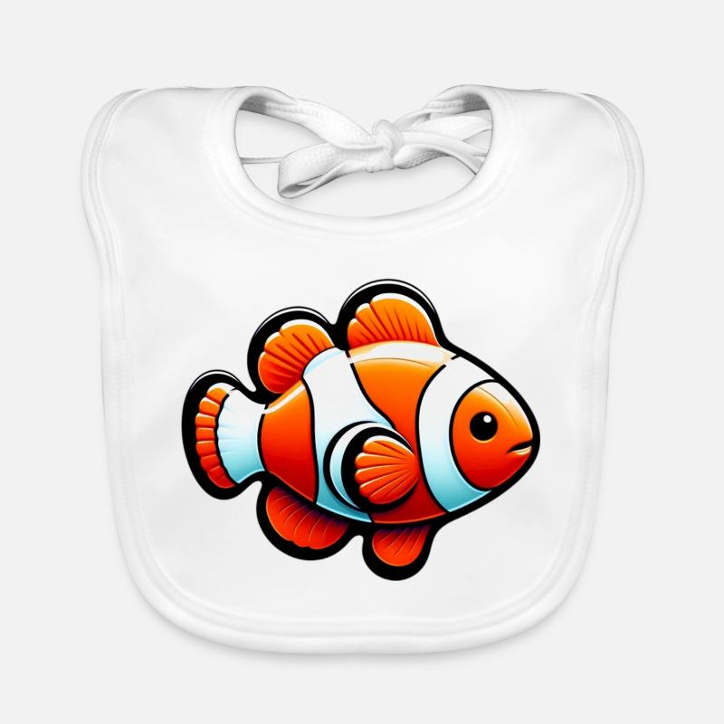 Clownfisch Baby Bio-Lätzchen
