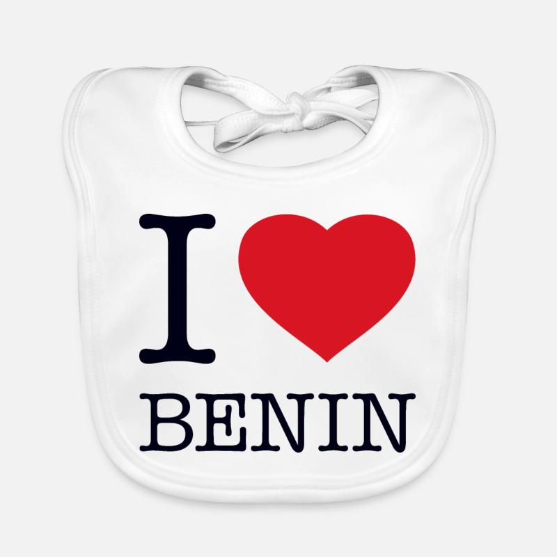 I LOVE BENIN Baby Bio-Lätzchen