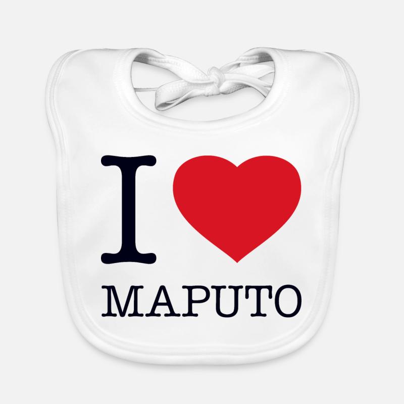 I LOVE MAPUTO Baby Bio-Lätzchen