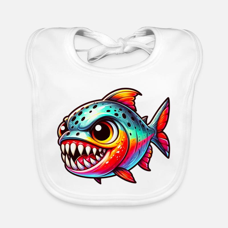 Piranha Organic Baby Bibs