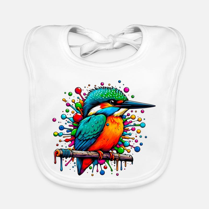 Martin-pêcheur Bavoir bio Bébé