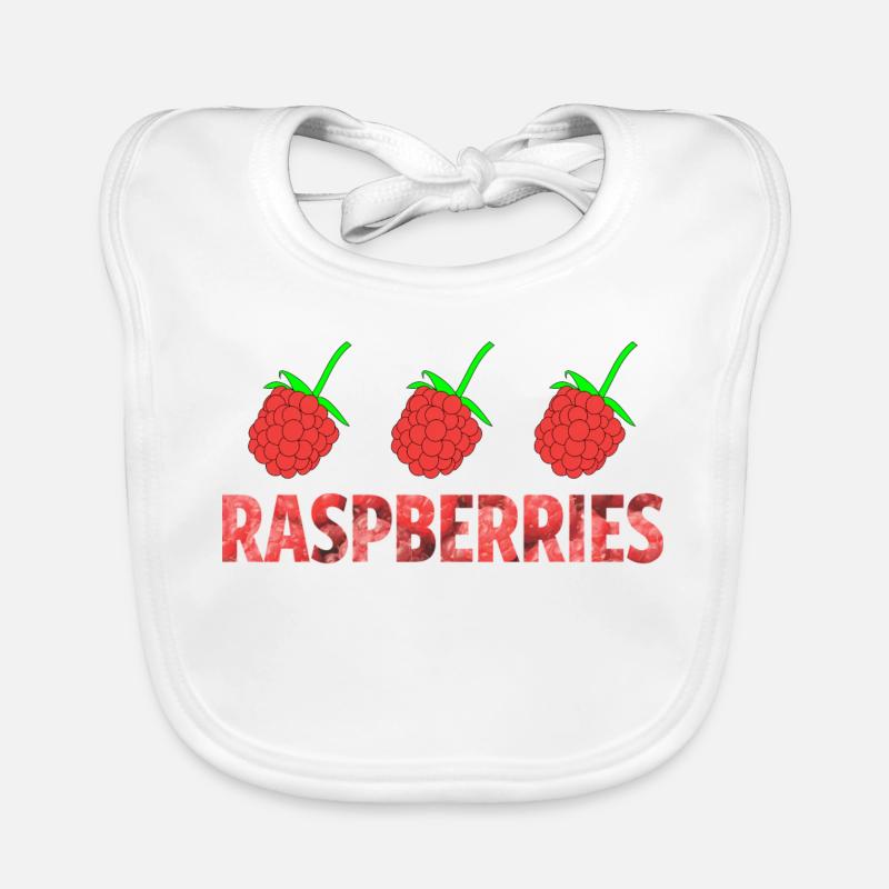 FRAMBOISES Bavoir bio Bébé