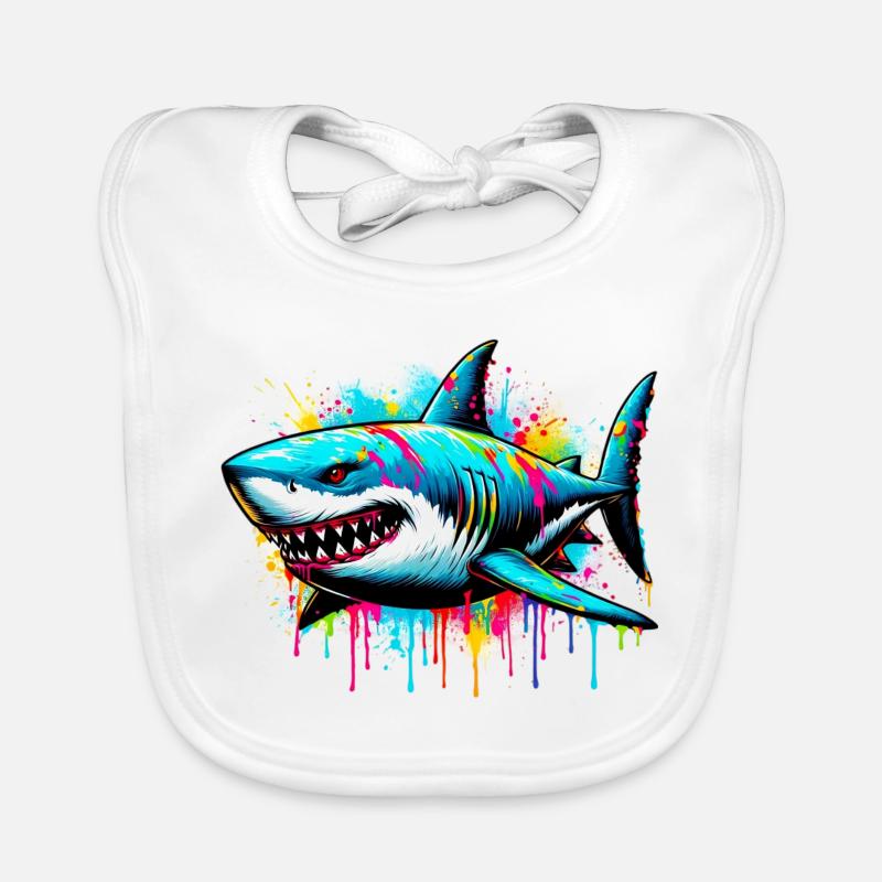 Requin Bavoir bio Bébé