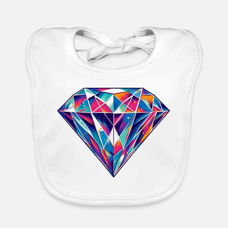 Diamond Organic Baby Bibs