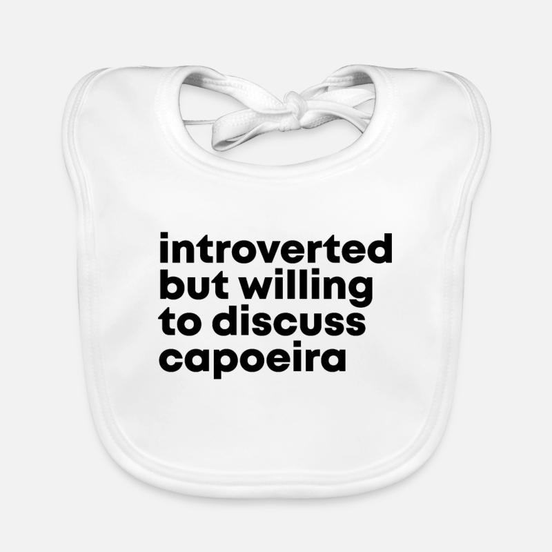 Capoeira - Baby Bio-Lätzchen - Weiß