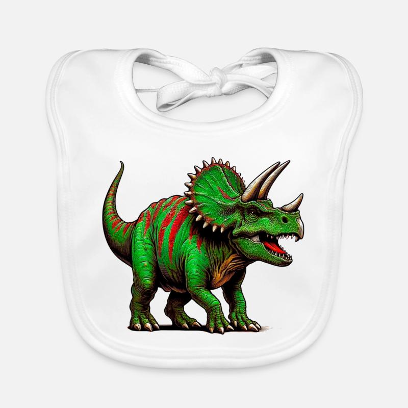 Dinosaure Bavoir bio Bébé