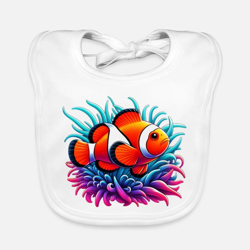 Clownfisch Baby Bio-Lätzchen