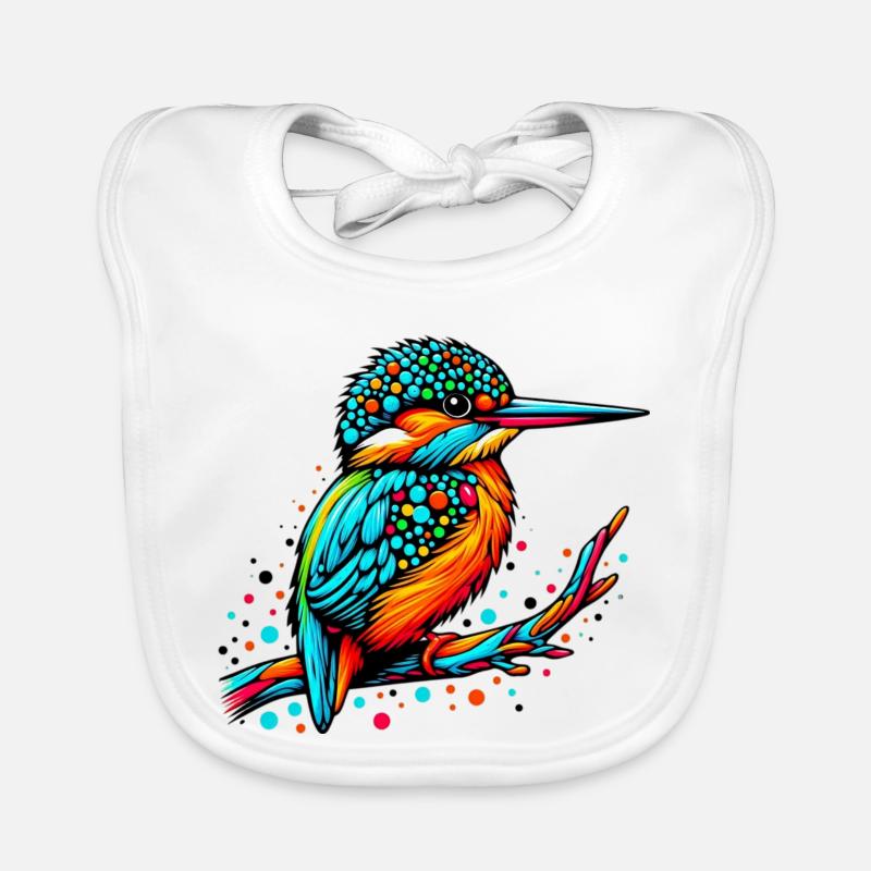 Eisvogel Baby Bio-Lätzchen