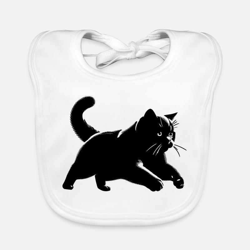 Chat British Shorthair Bavoir bio Bébé