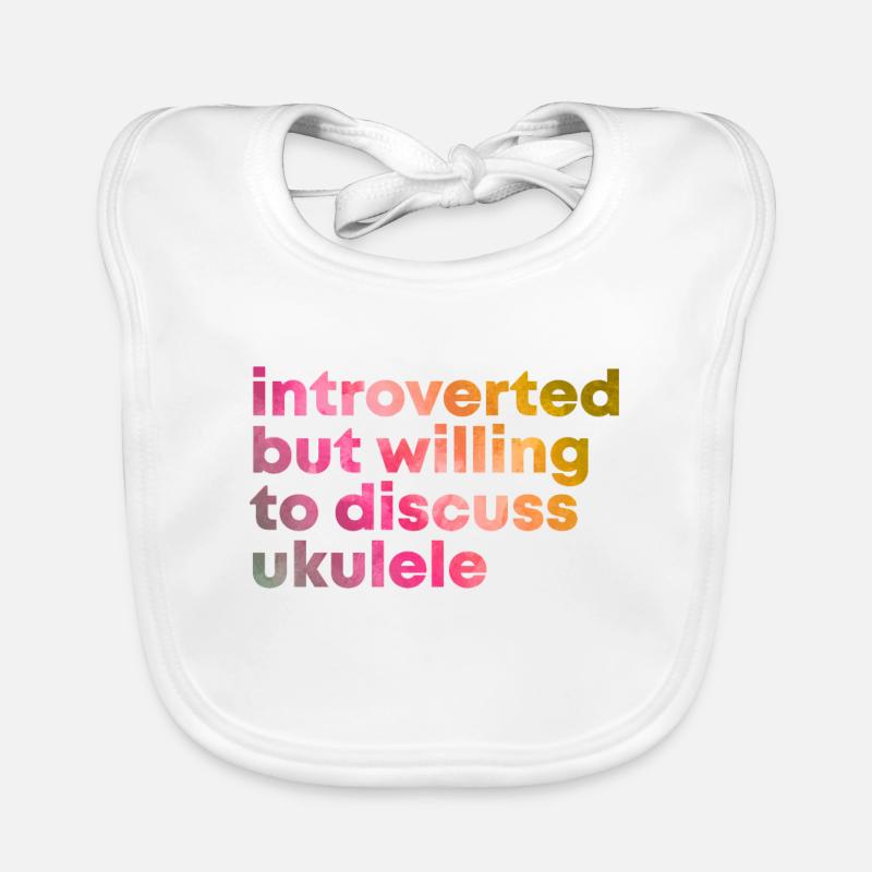 Ukulele Baby Bio-Lätzchen