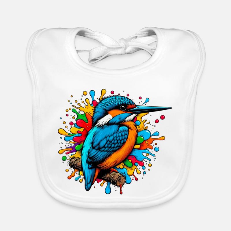 Eisvogel Baby Bio-Lätzchen