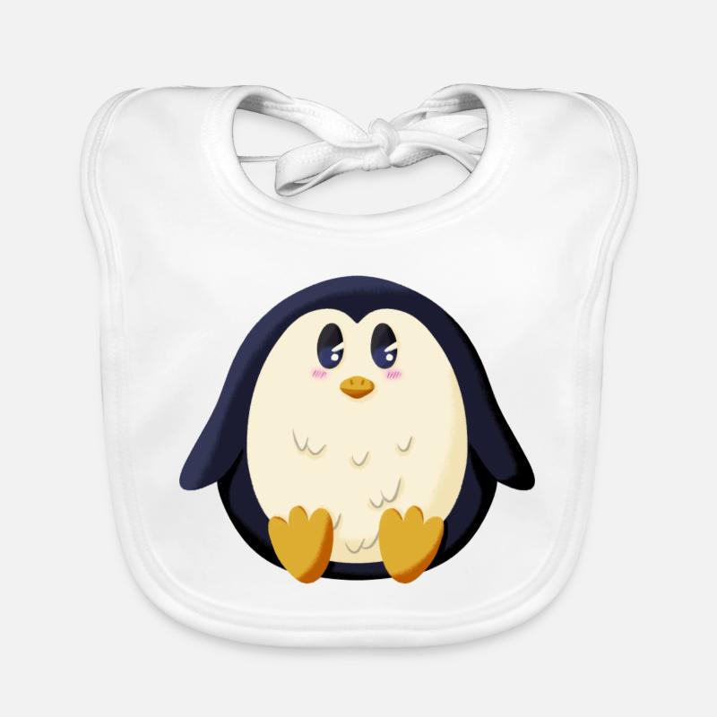 Chubby Penguin Organic Baby Bibs
