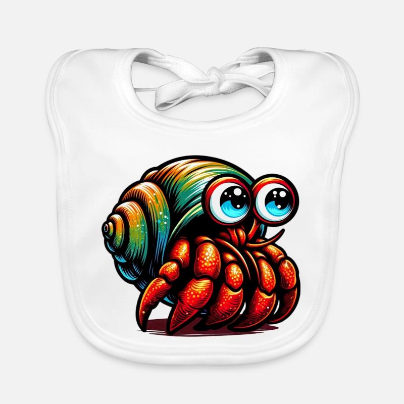 Hermit crab Organic Baby Bibs