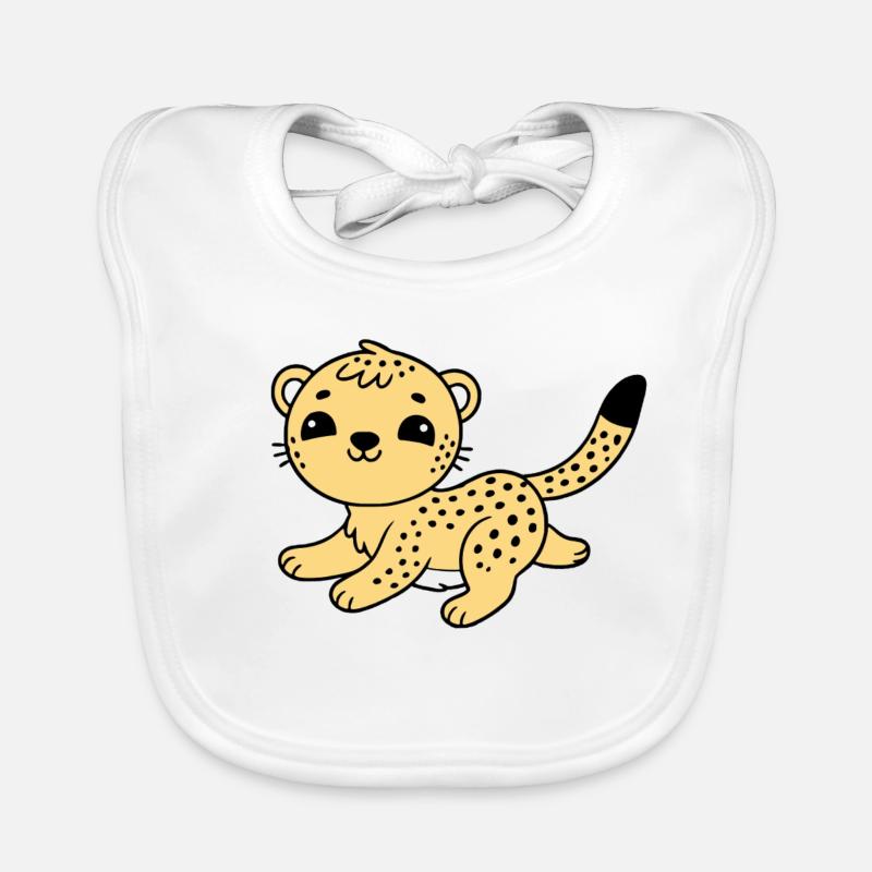 Guépard Bavoir bio Bébé
