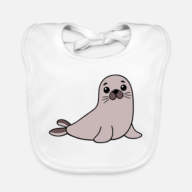 Seal seal Organic Baby Bibs