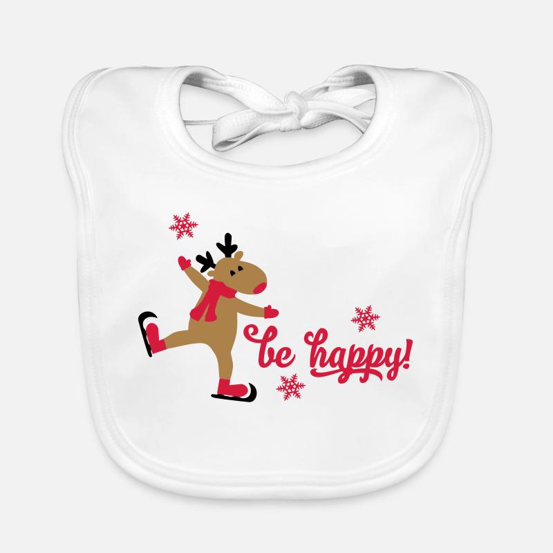 Lustige Weihnachten Baby Bio-Lätzchen
