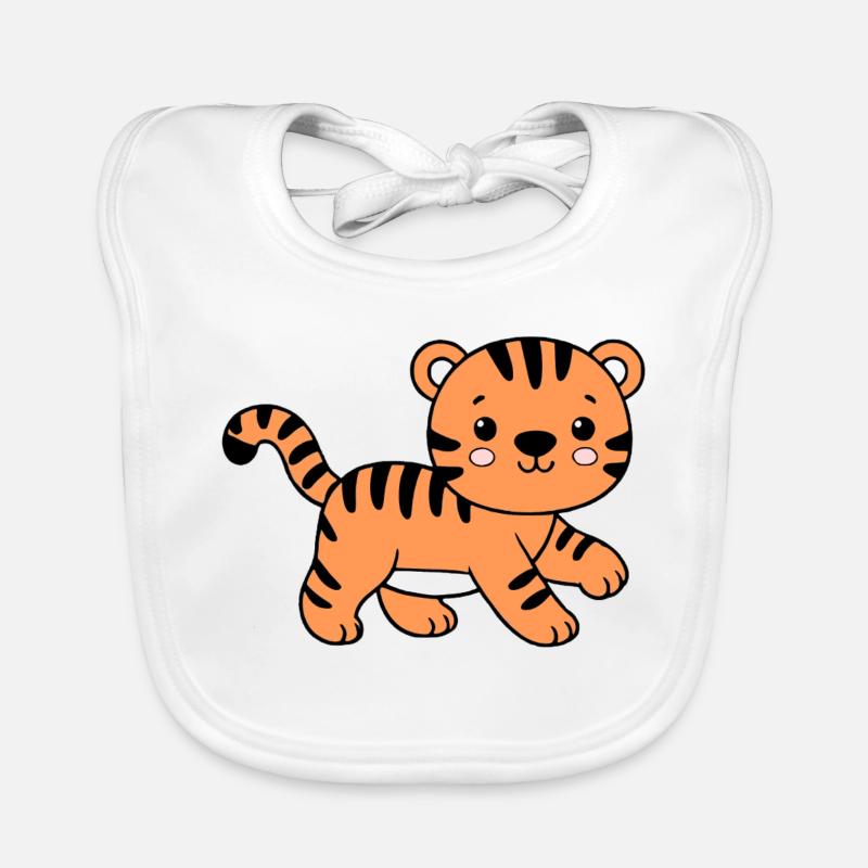 Tiger Organic Baby Bibs