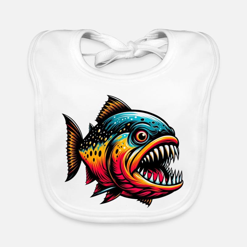 Piranha Organic Baby Bibs