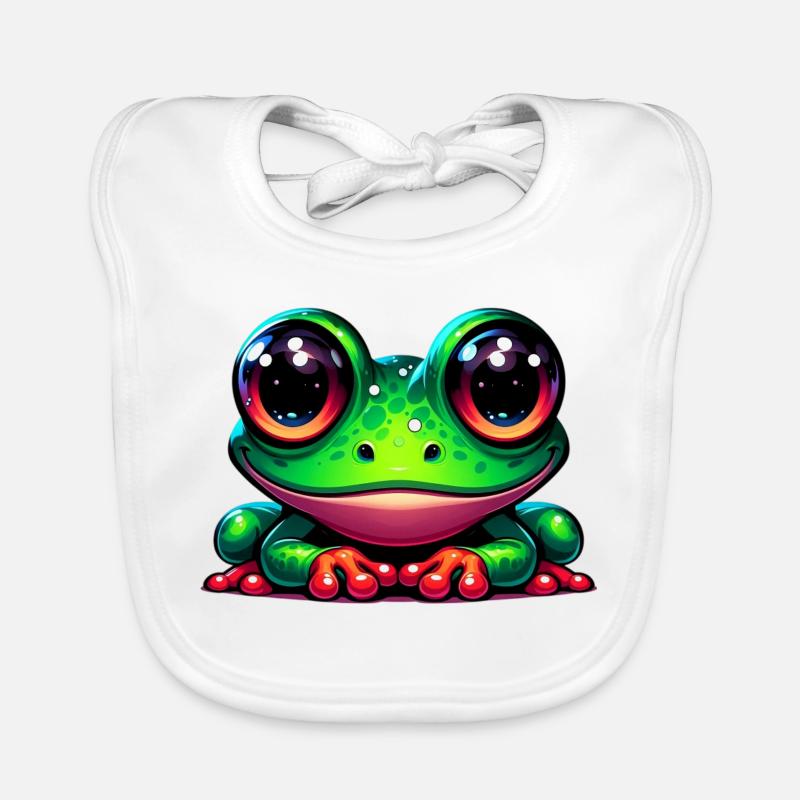 Grenouille Bavoir bio Bébé