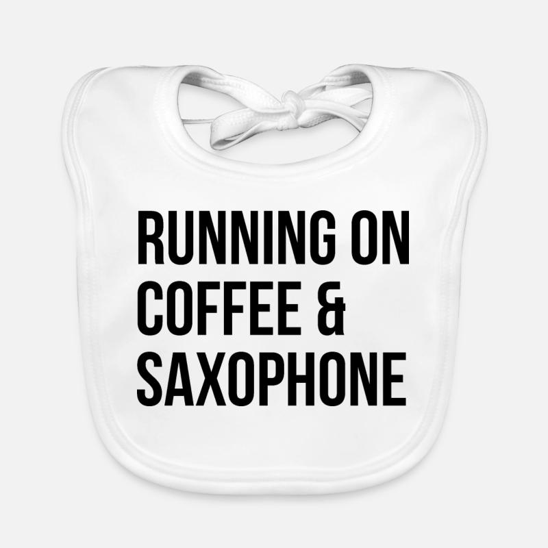 saxophone Bavoir bio Bébé