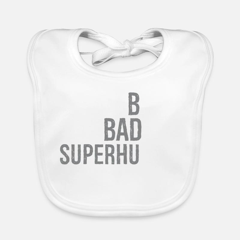 Bold Badass Superhuman Bavoir bio Bébé