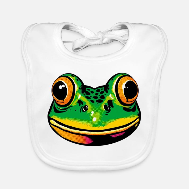 Grenouille Bavoir bio Bébé