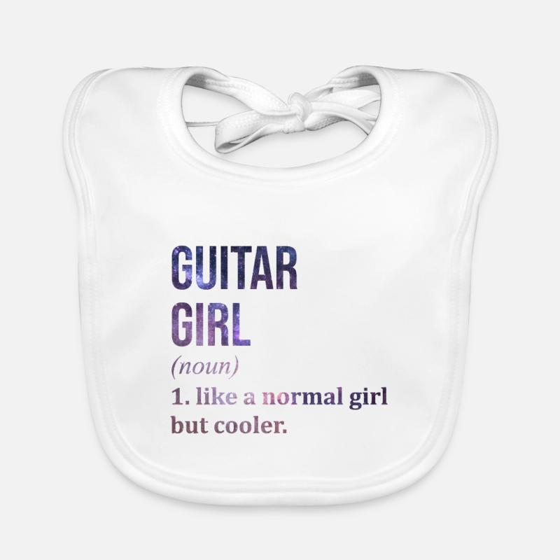 Guitar Organic Baby Bibs