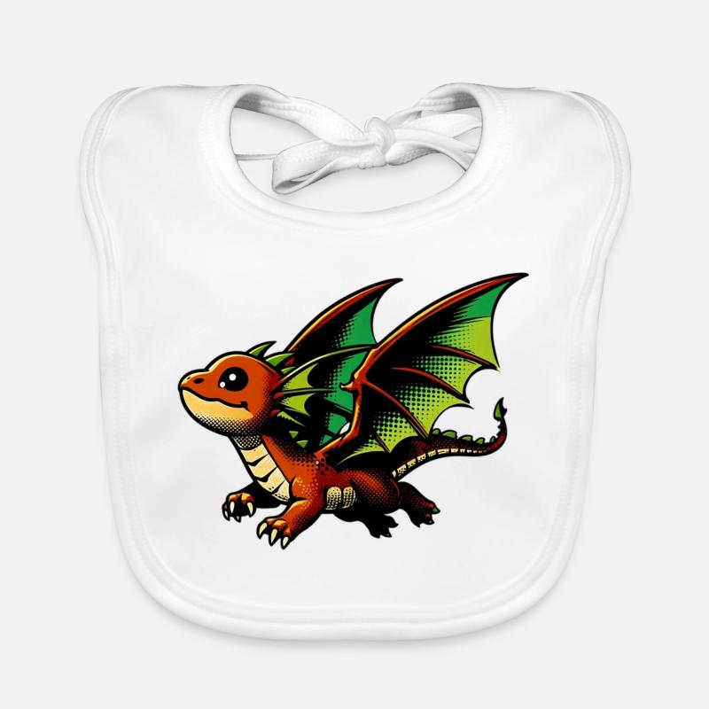 Drache Baby Bio-Lätzchen