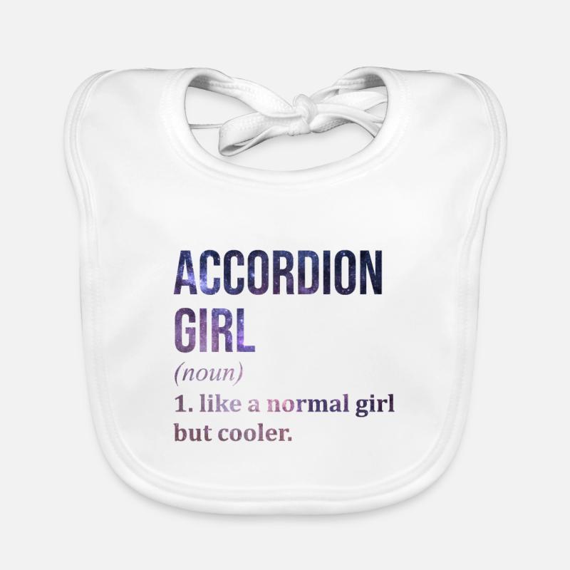 Akkordeon Baby Bio-Lätzchen