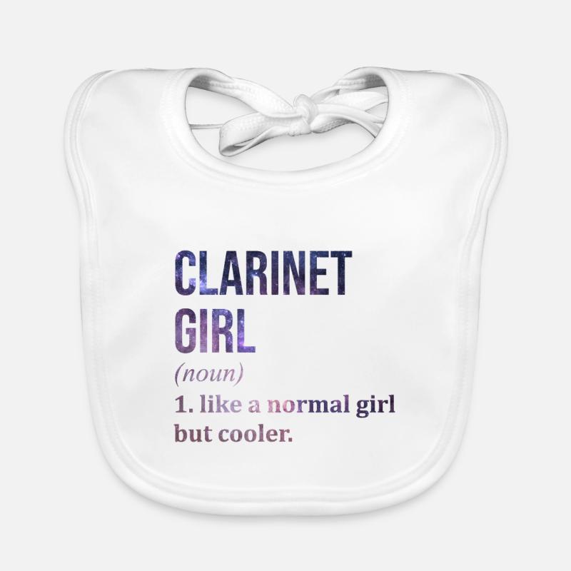 Klarinette Baby Bio-Lätzchen