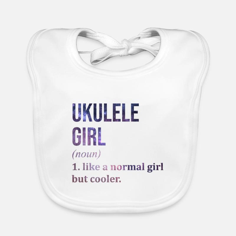 Ukulele Baby Bio-Lätzchen
