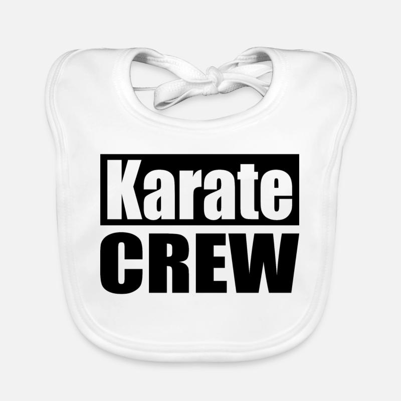 Karate-Mannschaft Baby Bio-Lätzchen