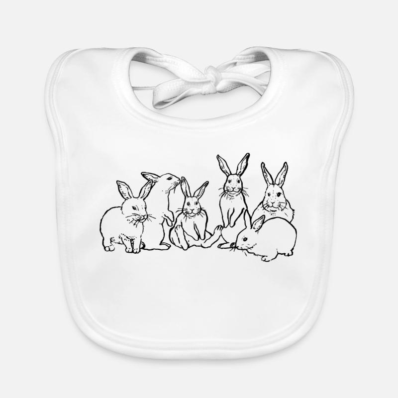 BUNNY GANG Baby Bio-Lätzchen