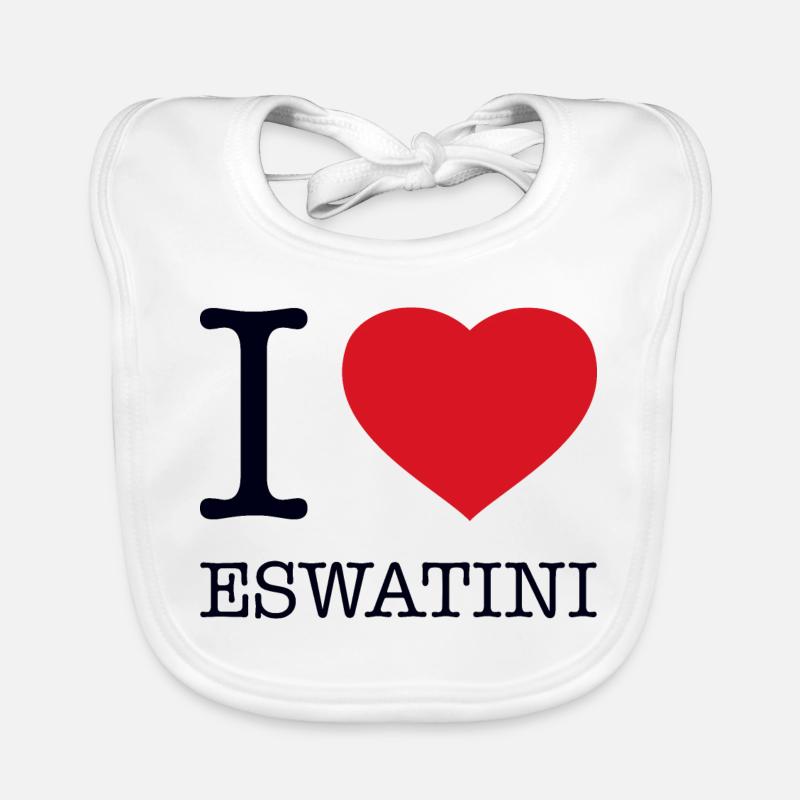 I LOVE ESWATINI Baby Bio-Lätzchen