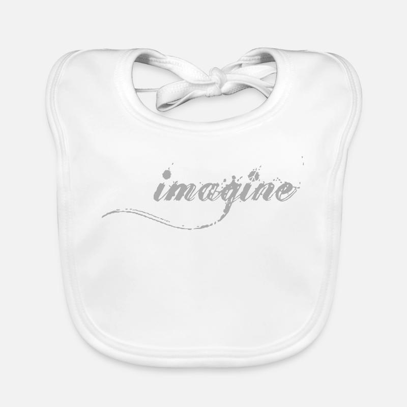 imagine  - Baby Bio-Lätzchen - Weiß
