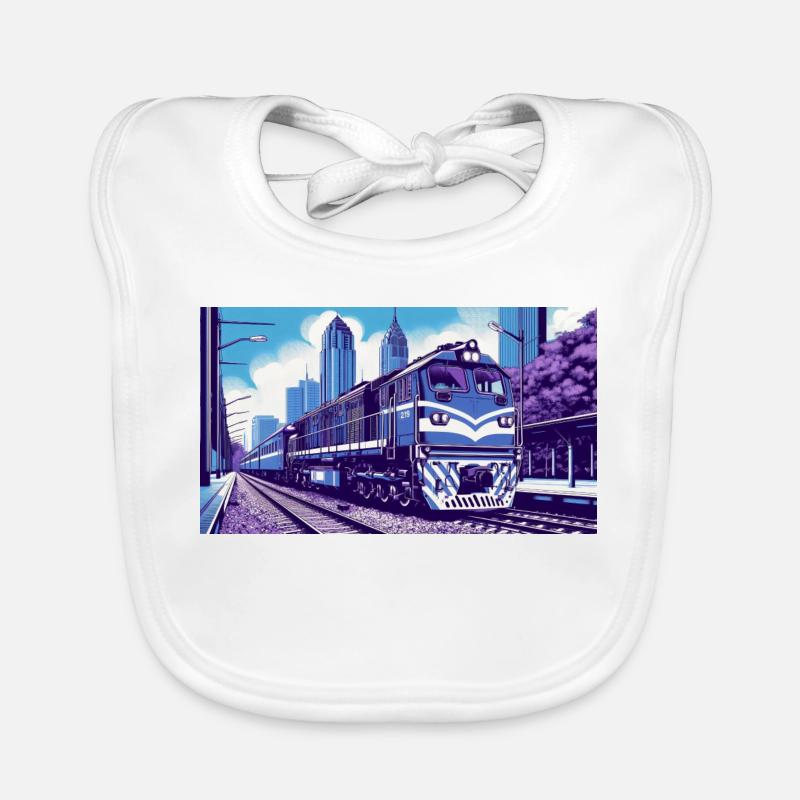 Train 2 1 Bavoir bio Bébé