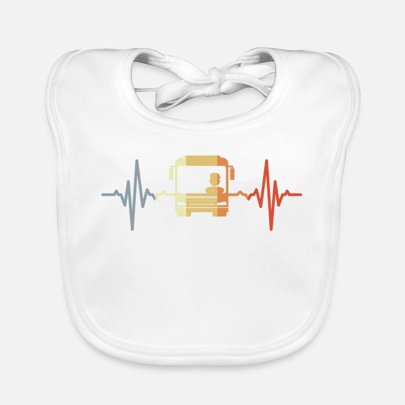 Palpitations cardiaques, chauffeur de bus Bavoir bio Bébé