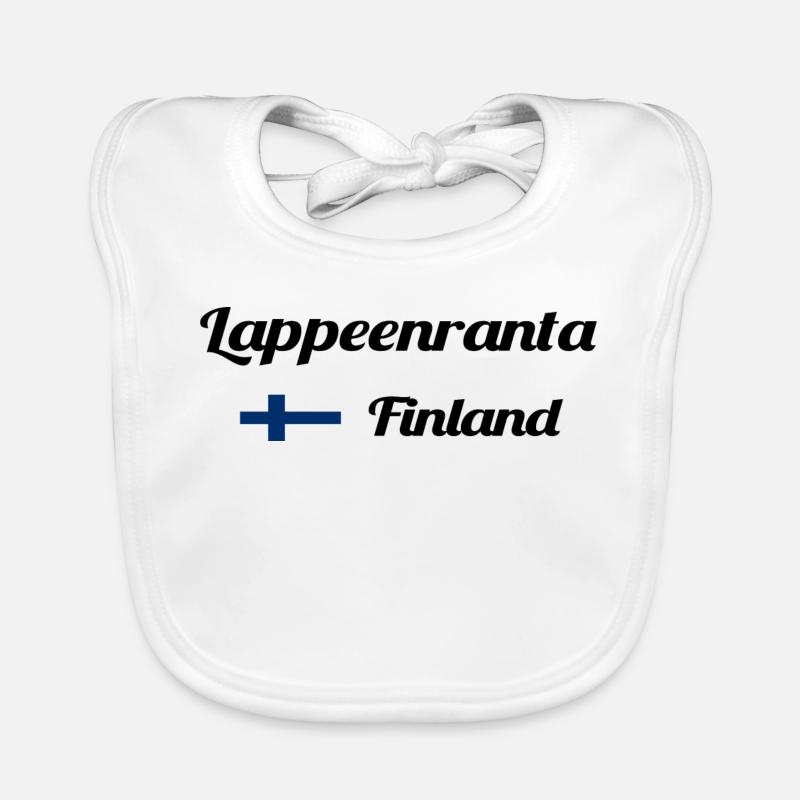 Lappeenranta, Finlande- Imprimés élégants Bavoir bio Bébé
